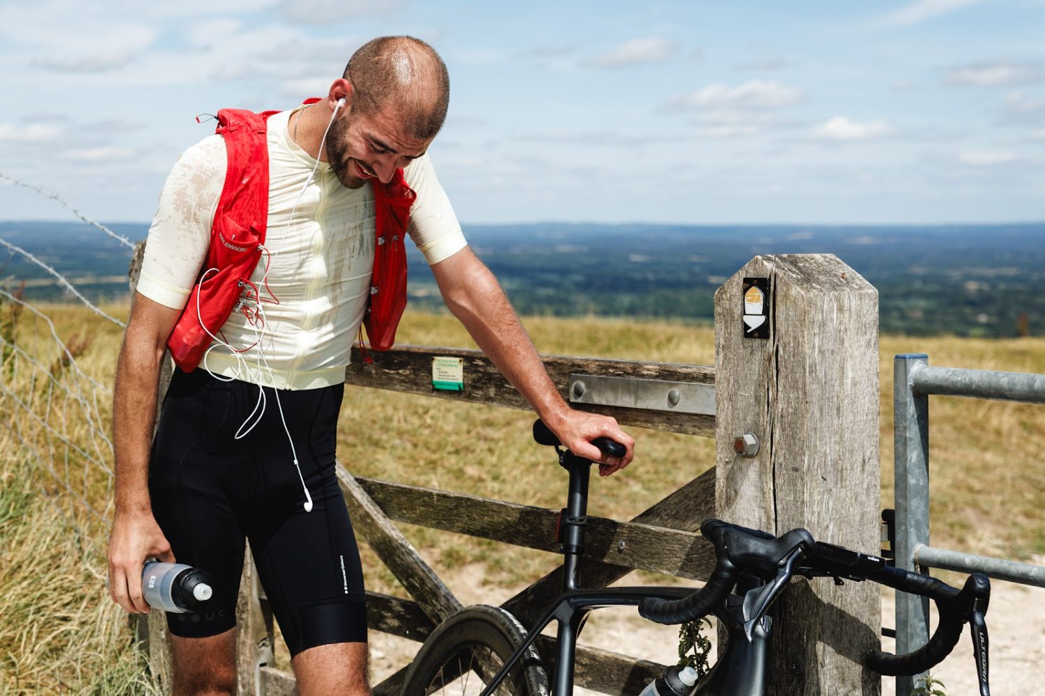 A rider on the South Downs